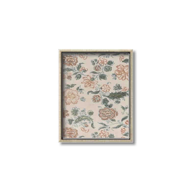 Picture of Vintage Florals II _GroupedProduct_Rectangle_Portrait_Canvas_Framed_