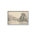 Picture of Sketched Creek _GroupedProduct_Rectangle_Landscape_Canvas_Framed_