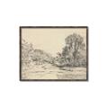Picture of Sketched Creek _GroupedProduct_Rectangle_Landscape_Canvas_Framed_
