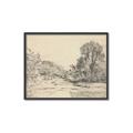 Picture of Sketched Creek _GroupedProduct_Rectangle_Landscape_Canvas_Framed_