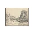 Picture of Sketched Creek _GroupedProduct_Rectangle_Landscape_Canvas_Framed_