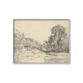 Picture of Sketched Creek _GroupedProduct_Rectangle_Landscape_Canvas_Framed_