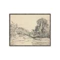 Picture of Sketched Creek _GroupedProduct_Rectangle_Landscape_Canvas_Framed_