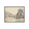 Picture of Sketched Creek _GroupedProduct_Rectangle_Landscape_Canvas_Framed_