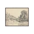 Picture of Sketched Creek _GroupedProduct_Rectangle_Landscape_Canvas_Framed_