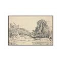 Picture of Sketched Creek _GroupedProduct_Rectangle_Landscape_Canvas_Framed_