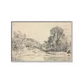Picture of Sketched Creek _GroupedProduct_Rectangle_Landscape_Canvas_Framed_