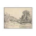 Picture of Sketched Creek _GroupedProduct_Rectangle_Landscape_Canvas_Framed_