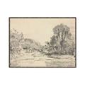 Picture of Sketched Creek _GroupedProduct_Rectangle_Landscape_Canvas_Framed_