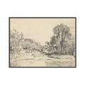 Picture of Sketched Creek _GroupedProduct_Rectangle_Landscape_Canvas_Framed_
