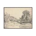 Picture of Sketched Creek _GroupedProduct_Rectangle_Landscape_Canvas_Framed_