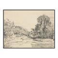 Picture of Sketched Creek _GroupedProduct_Rectangle_Landscape_Canvas_Framed_