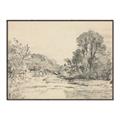 Picture of Sketched Creek _GroupedProduct_Rectangle_Landscape_Canvas_Framed_