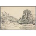 Picture of Sketched Creek _GroupedProduct_Rectangle_Landscape_Canvas_Framed_