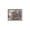Picture of Sketched River _GroupedProduct_Rectangle_Landscape_Canvas_Framed_
