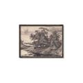 Picture of Sketched River _GroupedProduct_Rectangle_Landscape_Canvas_Framed_