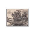 Picture of Sketched River _GroupedProduct_Rectangle_Landscape_Canvas_Framed_