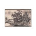 Picture of Sketched River _GroupedProduct_Rectangle_Landscape_Canvas_Framed_
