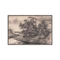 Picture of Sketched River _GroupedProduct_Rectangle_Landscape_Canvas_Framed_