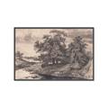 Picture of Sketched River _GroupedProduct_Rectangle_Landscape_Canvas_Framed_