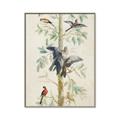 Picture of Six Birds _GroupedProduct_Rectangle_Portrait_Canvas_Framed_