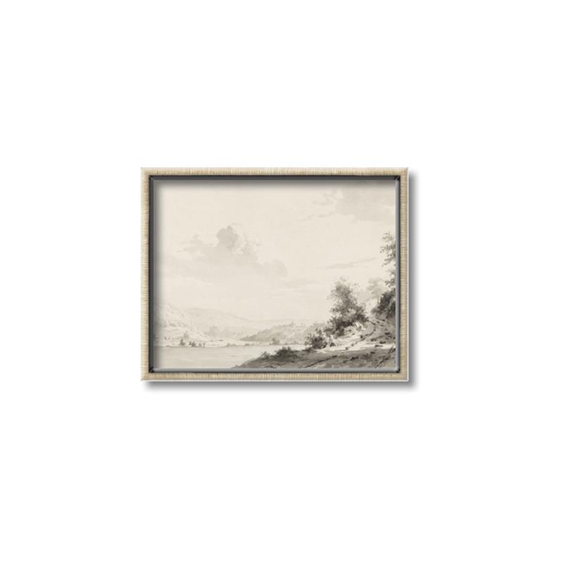 Picture of Riverside Sketched _GroupedProduct_Rectangle_Landscape_Canvas_Framed_