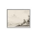 Picture of Riverside Sketched _GroupedProduct_Rectangle_Landscape_Canvas_Framed_