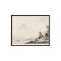 Picture of Riverside Sketched _GroupedProduct_Rectangle_Landscape_Canvas_Framed_