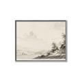 Picture of Riverside Sketched _GroupedProduct_Rectangle_Landscape_Canvas_Framed_