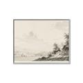 Picture of Riverside Sketched _GroupedProduct_Rectangle_Landscape_Canvas_Framed_