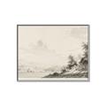 Picture of Riverside Sketched _GroupedProduct_Rectangle_Landscape_Canvas_Framed_