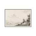 Picture of Riverside Sketched _GroupedProduct_Rectangle_Landscape_Canvas_Framed_