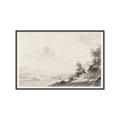 Picture of Riverside Sketched _GroupedProduct_Rectangle_Landscape_Canvas_Framed_