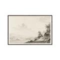 Picture of Riverside Sketched _GroupedProduct_Rectangle_Landscape_Canvas_Framed_