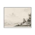 Picture of Riverside Sketched _GroupedProduct_Rectangle_Landscape_Canvas_Framed_
