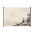 Picture of Riverside Sketched _GroupedProduct_Rectangle_Landscape_Canvas_Framed_