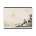 Picture of Riverside Sketched _GroupedProduct_Rectangle_Landscape_Canvas_Framed_