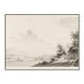 Picture of Riverside Sketched _GroupedProduct_Rectangle_Landscape_Canvas_Framed_