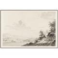Picture of Riverside Sketched _GroupedProduct_Rectangle_Landscape_Canvas_Framed_