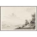 Picture of Riverside Sketched _GroupedProduct_Rectangle_Landscape_Canvas_Framed_