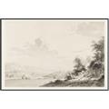 Picture of Riverside Sketched _GroupedProduct_Rectangle_Landscape_Canvas_Framed_