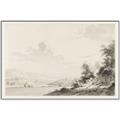 Picture of Riverside Sketched _GroupedProduct_Rectangle_Landscape_Canvas_Framed_