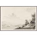 Picture of Riverside Sketched _GroupedProduct_Rectangle_Landscape_Canvas_Framed_
