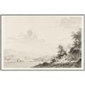 Picture of Riverside Sketched _GroupedProduct_Rectangle_Landscape_Canvas_Framed_