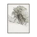 Picture of Trees on a Hill _GroupedProduct_Rectangle_Portrait_Canvas_Framed_
