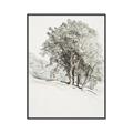 Picture of Trees on a Hill _GroupedProduct_Rectangle_Portrait_Canvas_Framed_