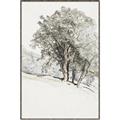 Picture of Trees on a Hill _GroupedProduct_Rectangle_Portrait_Canvas_Framed_