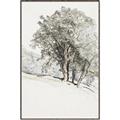 Picture of Trees on a Hill _GroupedProduct_Rectangle_Portrait_Canvas_Framed_