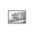 Picture of Windy Trees _GroupedProduct_Rectangle_Landscape_Canvas_Framed_