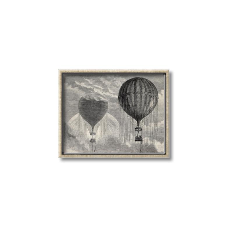 Picture of Sketched Airballoons _GroupedProduct_Rectangle_Landscape_Canvas_Framed_